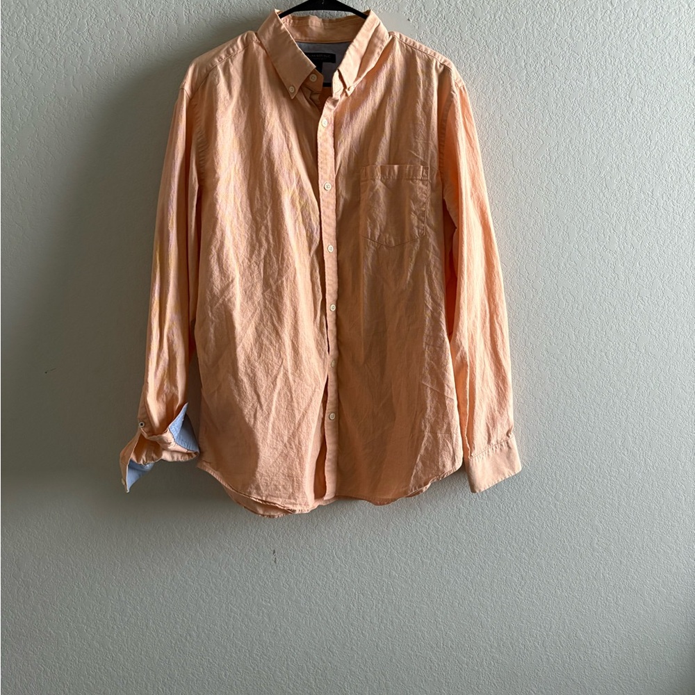 Banana Republic Men’s Button-Down Shirt — Peach and Lavender bundle. GET BOTH - Picture 2 of 9